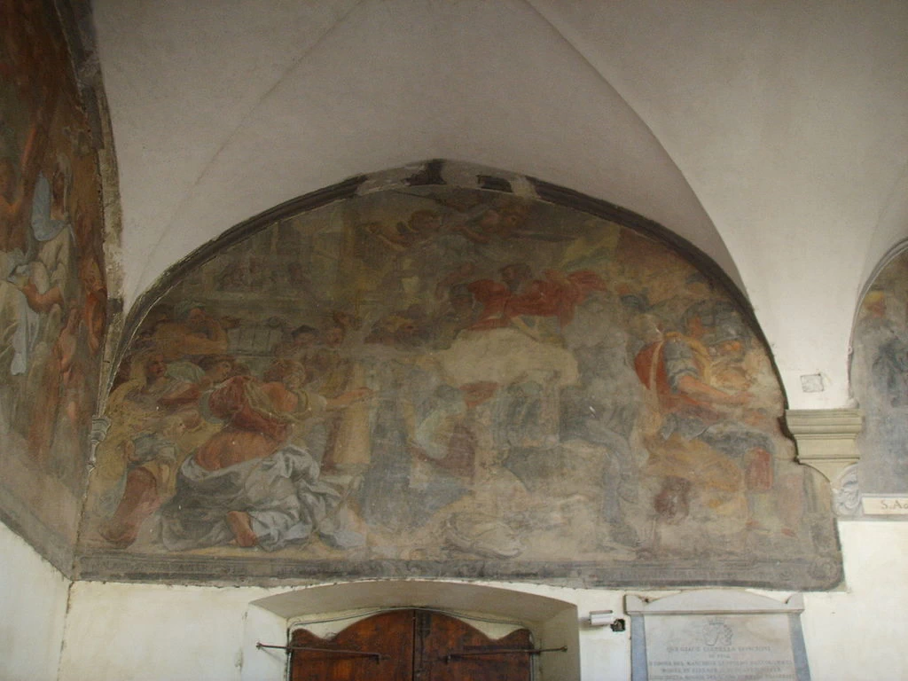 Lunetta 9 - chiostro, chiesa di Santo Spirito, Firenze
